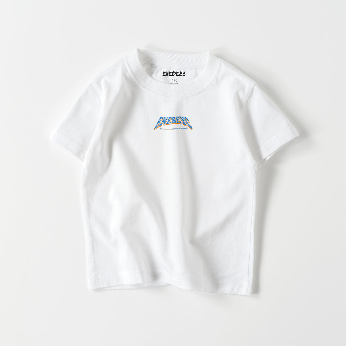 キッズ ENEBEYC Truck Orange blue バック有り T-shirt 2023 – enebeyc