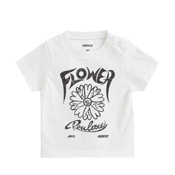 『Baby』Flower Roulette T-shirt white image