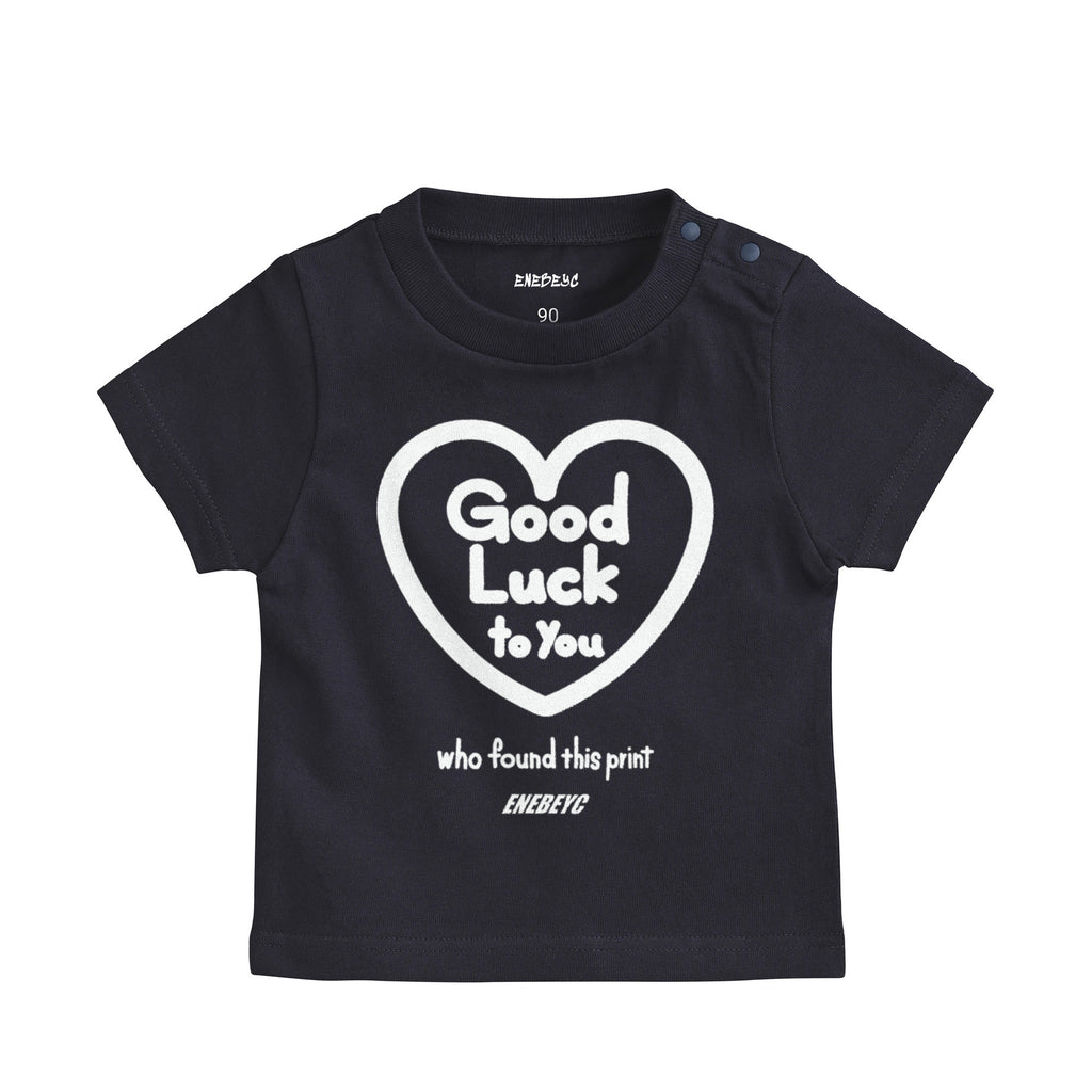 『Baby』Good Luck T-shirt navy image