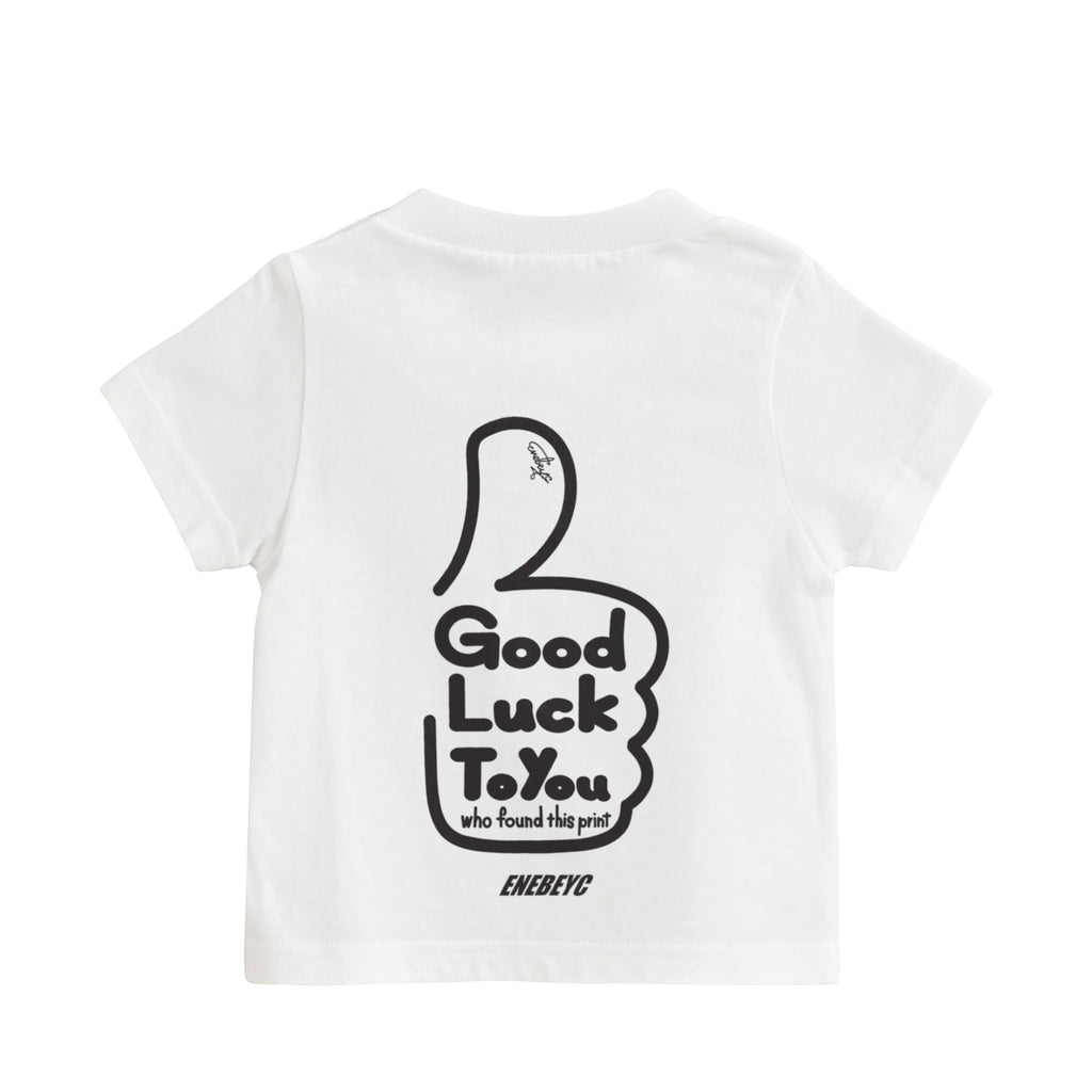 『Baby』Good Luck Sign ﾊﾞｯｸﾌﾟﾘﾝﾄ T-shirt white image