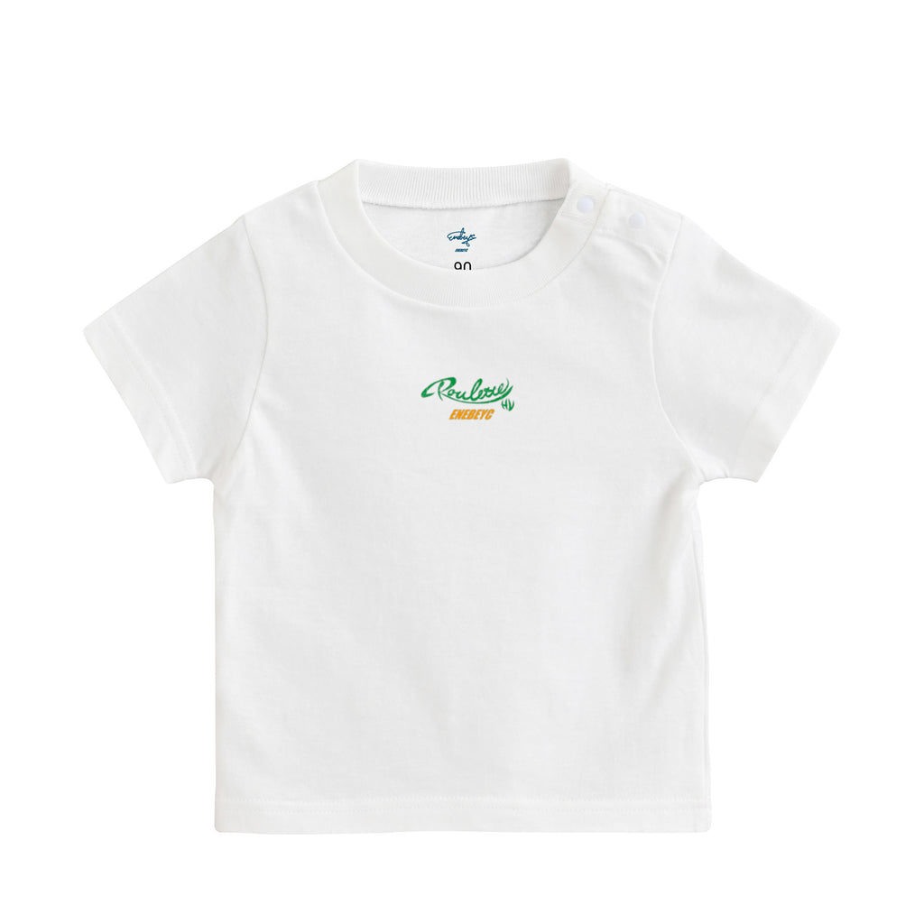 『Baby』Ver Color Flower Roulette ﾊﾞｯｸﾌﾟﾘﾝﾄ T-shirt white image