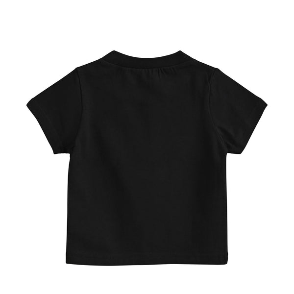 [ Baby ] Classic Design ‘Pink Myosotis' Basic T-shirt black image