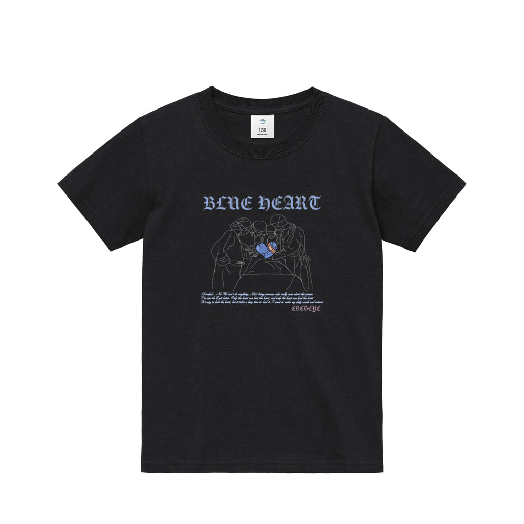 『Kids』Blue Heart OpeRoom T-shirt black image