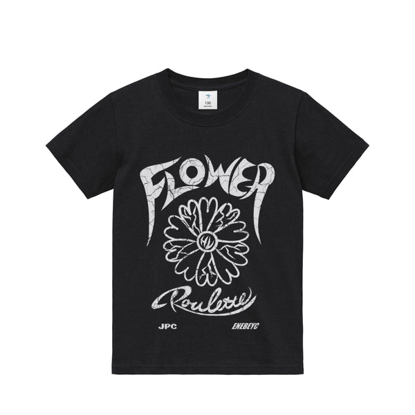 『Kids』Flower Roulette T-shirt black image