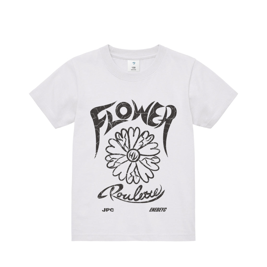 『Kids』Flower Roulette T-shirt white image