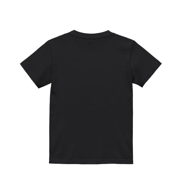 [ Kids ] 一輪 'Pink Myosotis' Basic T-shirt black image