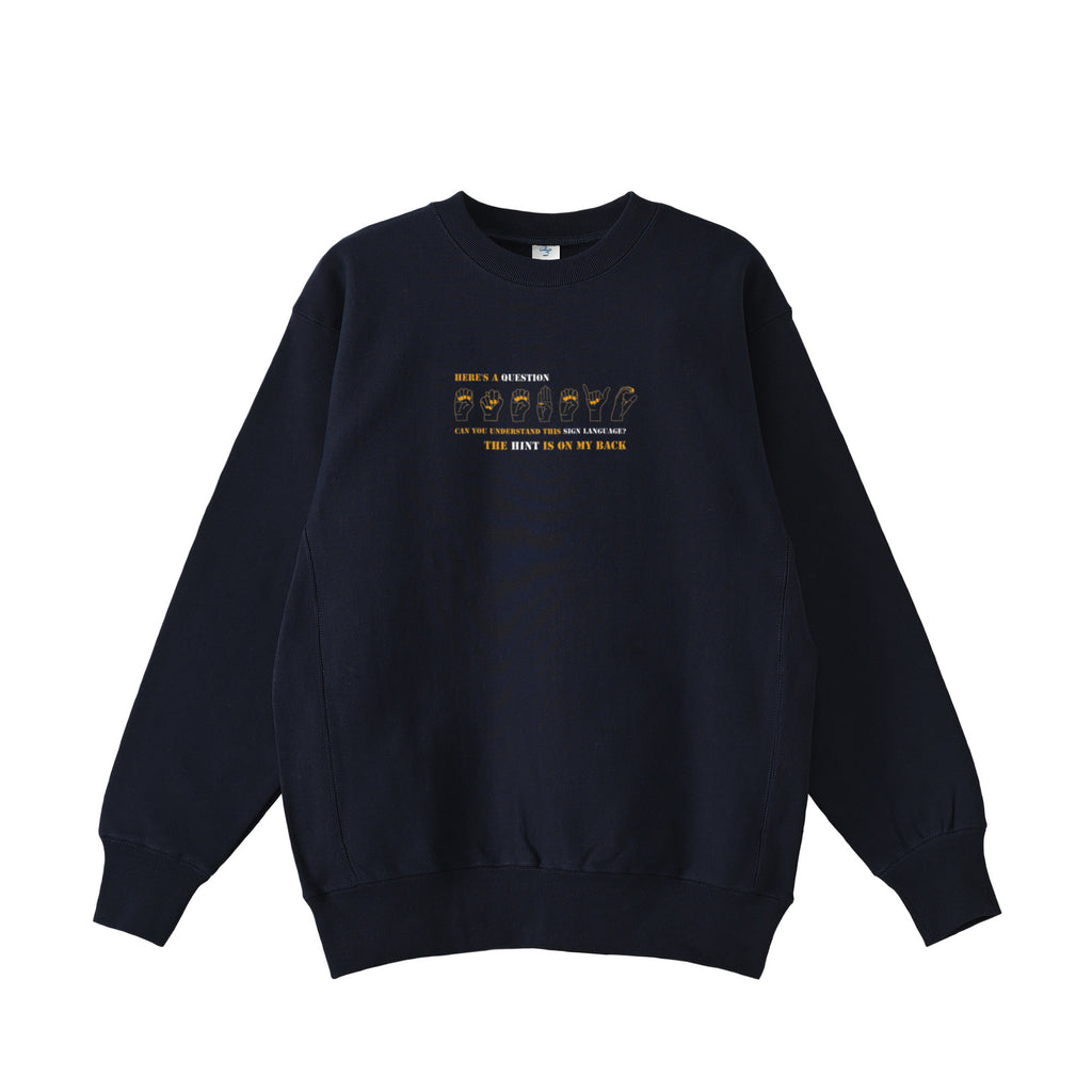 手話ﾃﾞｻﾞｲﾝ【ﾊﾞｯｸﾌﾟﾘﾝﾄ】type1  ｽｳｪｯﾄ