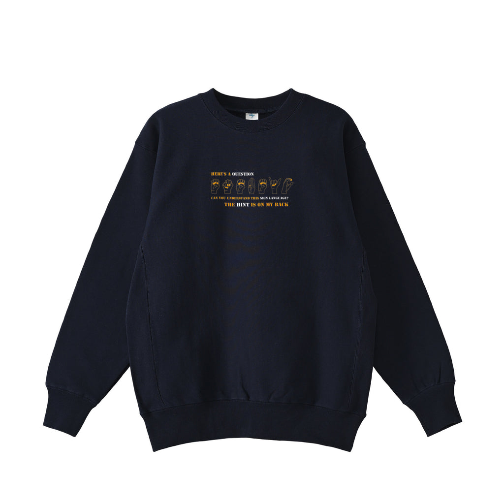 手話デザイン【ﾊﾞｯｸﾌﾟﾘﾝﾄ】type2  ｽｳｪｯﾄ