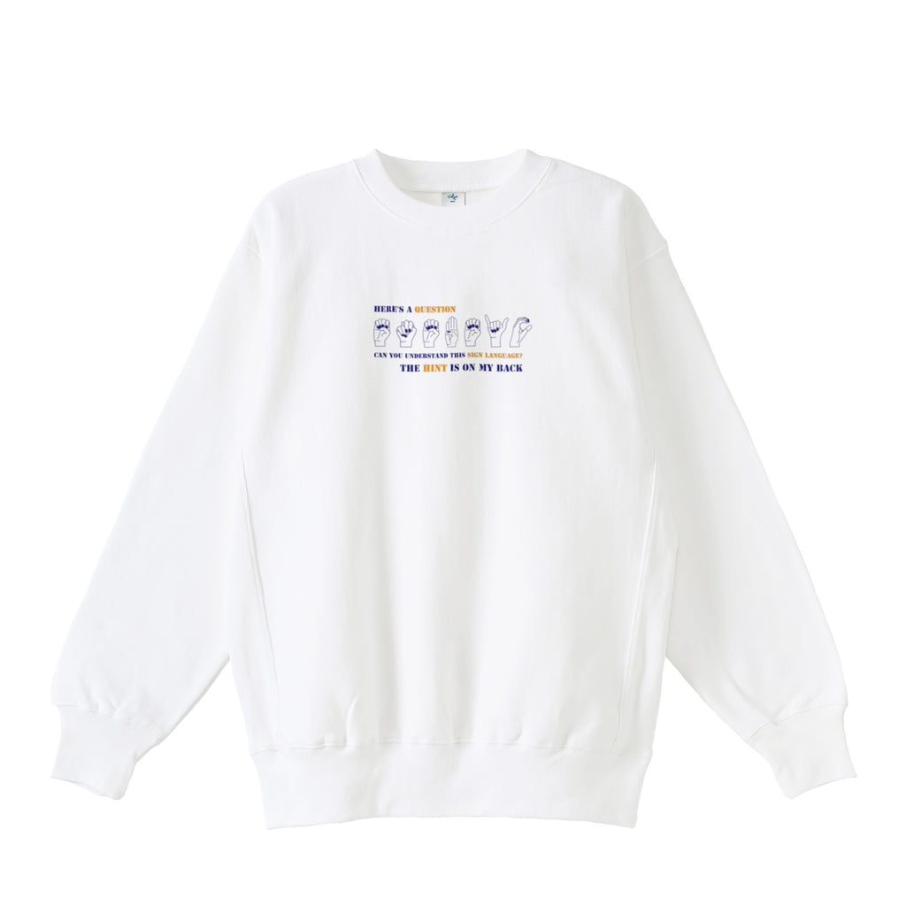 手話デザイン【ﾊﾞｯｸﾌﾟﾘﾝﾄ】type2  ｽｳｪｯﾄ