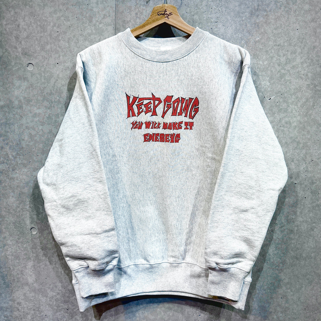 Keep Going 裏起毛ｽｳｪｯﾄ ash image