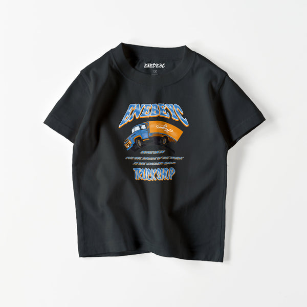 キッズ ENEBEYC Truck Orange blue バック無し T-shirt 2023