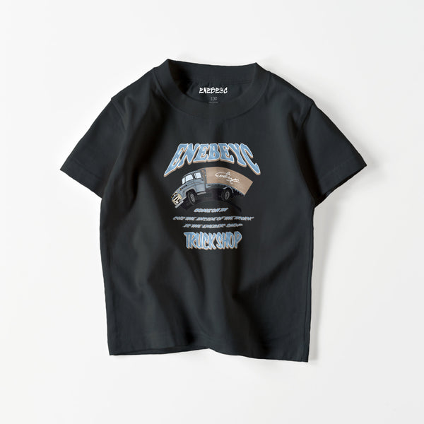 キッズ ENEBEYC Truck Beige blue バック無し T-shirt 2023