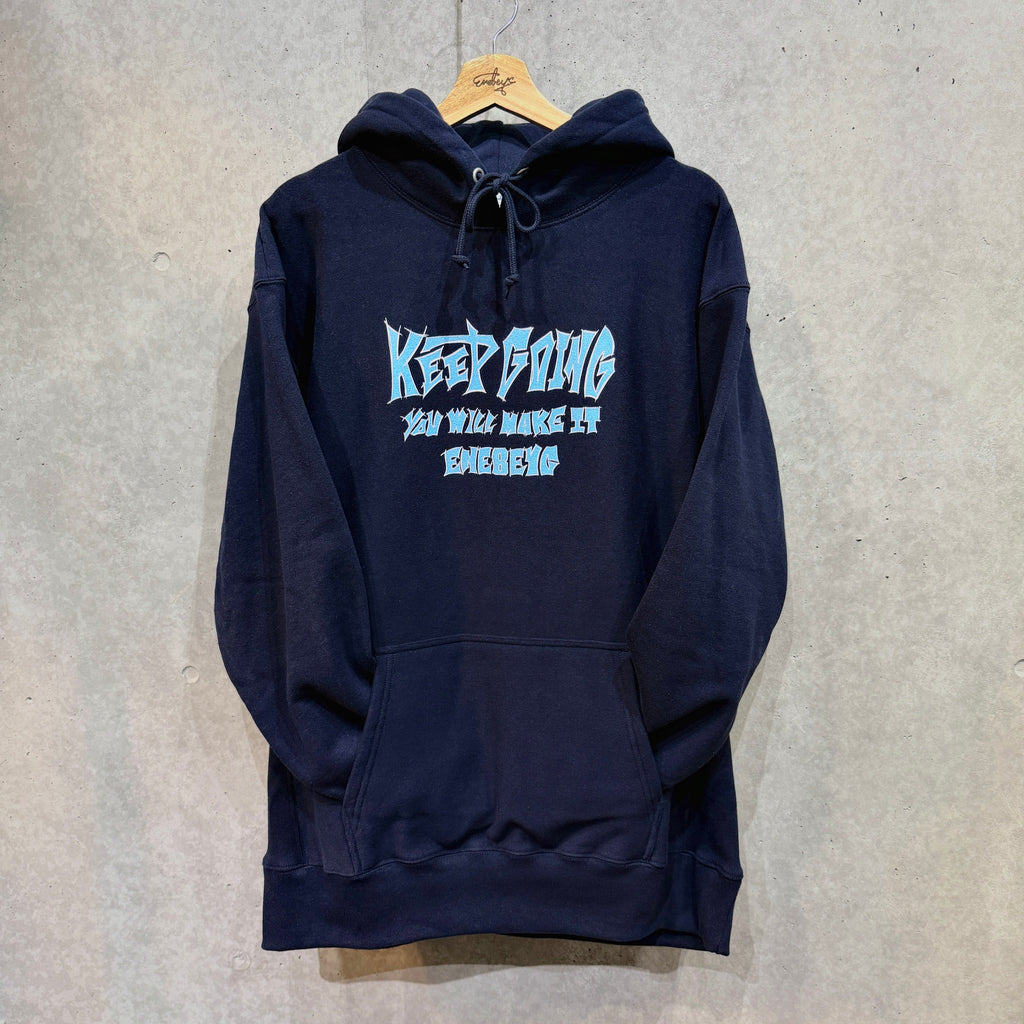 Keep Going 裏起毛ﾌｰﾃﾞｨｰ navy image