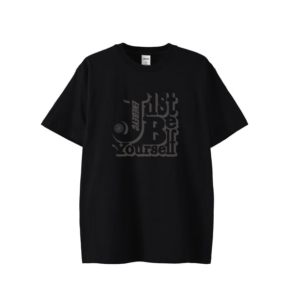 Just Be yourself Charcoal T-shirt バック無し 2023