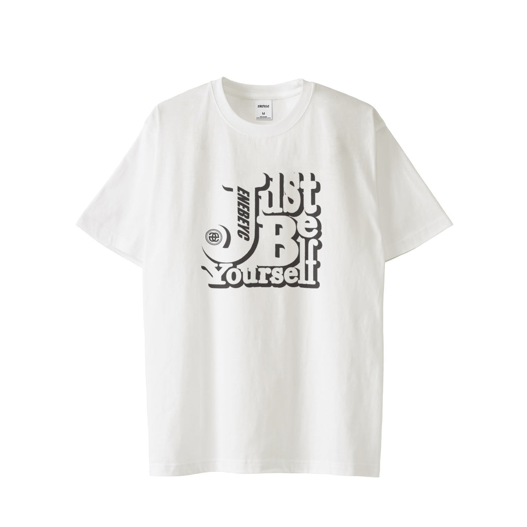Just Be yourself Charcoal T-shirt バック無し 2023