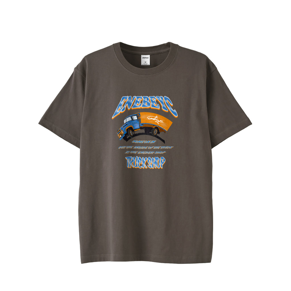 ENEBEYC TRUCK Orange blue バック無し T-shirt – enebeyc