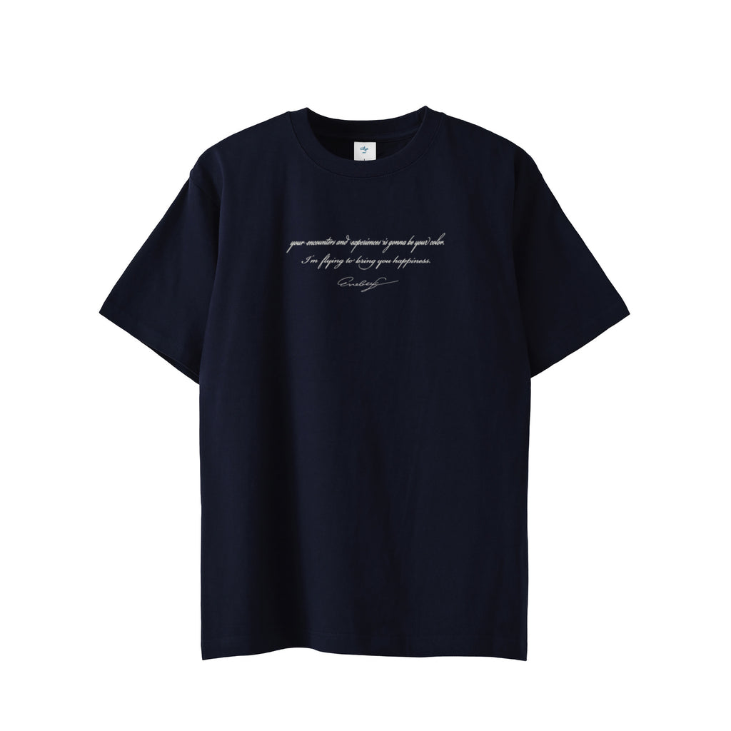 Logo Butterfly ﾊﾞｯｸﾌﾟﾘﾝﾄ T-shirt navy image