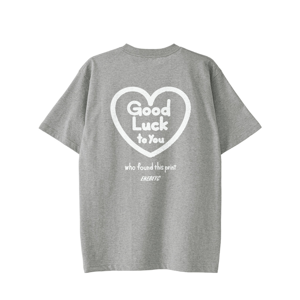 Good Luck ﾊﾞｯｸﾌﾟﾘﾝﾄ T-shirt gray image