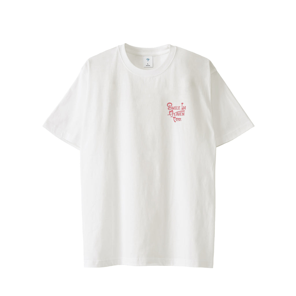 Smile Forever ﾊﾞｯｸﾌﾟﾘﾝﾄ T-shirt white image