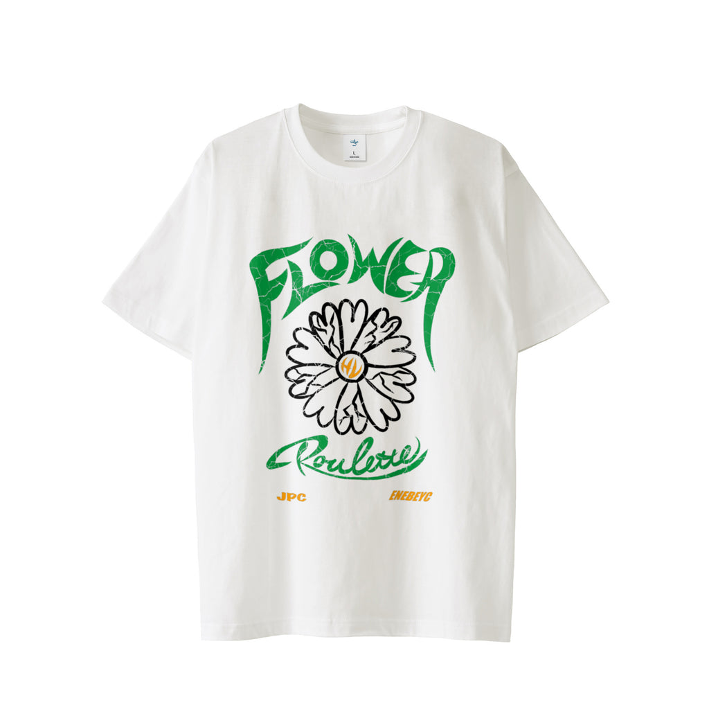 Ver Color Flower Roulette T-shirt white image
