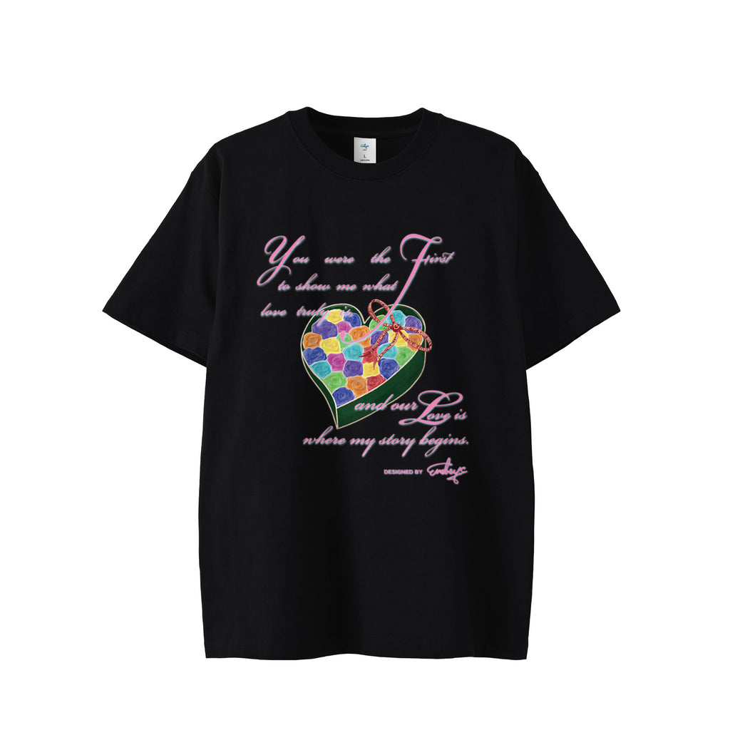 You were the first Tee Type2 black image