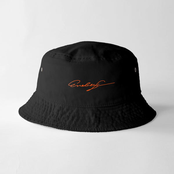 【筆記体 Logo】刺繍 Bucket Hat2019