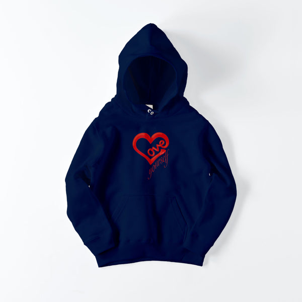 【Kids】Love Yourself red ﾌｰﾃﾞｨｰ