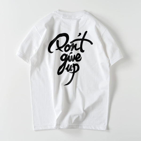 Don't give up Tシャツ  black