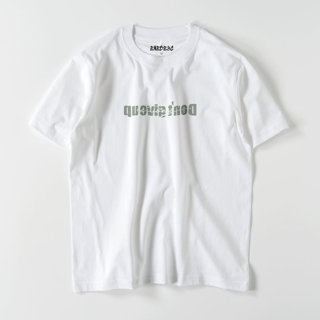Don't give up Tシャツ 2021 khaki