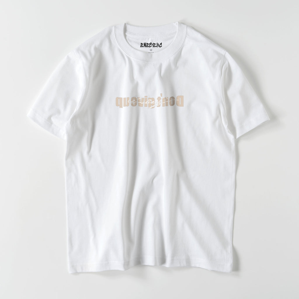 Don't give up Tシャツ 2021 beige